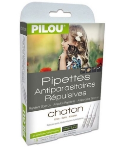 Pilou Pipeta Antiparazitara Pisici Junior, 3x1 ml