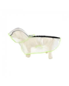 Pelerina de ploaie pentru caini, transparenta, 35 cm, 4DOG Deluxe