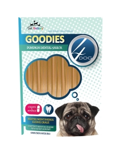 4DOG Goodies Recompense Dental Sticks Dovlecel si Vitamine 80g
