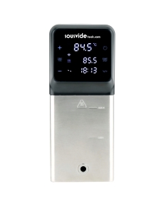 Aparat Sous-Vide iVide Hendi Plus Junior WiFi, 1500 W, capacitate pana la 45L, conectare Wi-Fi la aplicatie Android sau IOS cu 600 retete preincarcate, temperatura de la 5°C la 99°C, display digital,159x121x(H)280mm, Ecran luminos, Negru/Argintiu