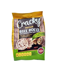 Grande Dolceria Cracky Mini Rondele din orez brun cu ciuperci, 50 g