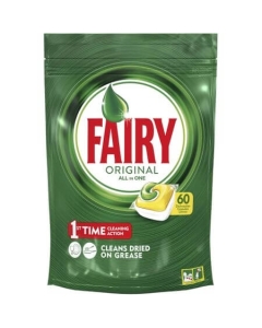 Fairy Detergent de vase capsule All in One, 60 bucati