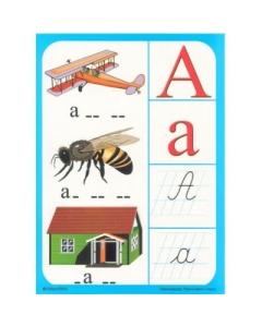 Alfabetul in imagini. Planse cu literele si grupurile de litere