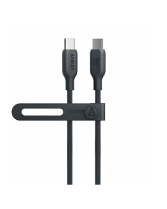 Cablu Anker Bio 543 USB C la USB C (100W), 2.0, 0.91 metri Negru