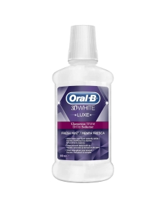 Oral-B Apa de gura 3D White Luxe Fresh Mint, 500 ml