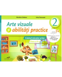 Arte vizuale si abilitati practice. Caietul micului artist. Clasa a II-a - Nicoleta Ciobanu, Irina Terecoasa, editura CD Press