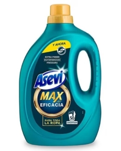 Detergent lichid rufe albe/color ASEVI MAX 50 spalari 2,5 litri