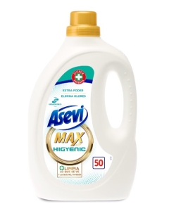 Detergent lichid pentru rufe igienizant Max Higyenic 2.5 L, Asevi
