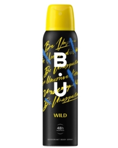 B.U. deodorant body spray Wild 150ml pentru barbati