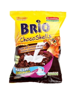 Brio chocoshells aroma de ciocolata, 250 g, Boromir