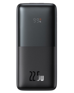 Baterie externa Baseus Bipow Pro 10.000 mAh, 2x USB-A, 1x USB-C, Incarcare rapida, cablu USB-A la USB-C inclus, 22.5 W Negru