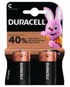 Baterii alcaline, 2 buc, Duracell - Basic C