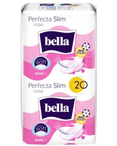 Bella Absorbante Perfecta Slim Extra Soft Duo Rose, 20 bucati. Produs de igiena personala