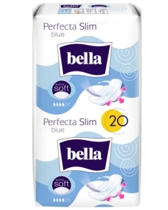 Bella Absorbante Perfecta Slim Extra Soft Blue, 20 bucati. Produs de igiena personala