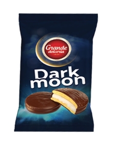 Biscuite glazurat Dark Moon, 20 g, Grande Dolceria