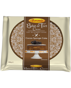 Blat de tort cu cacao, 400 g, Boromir
