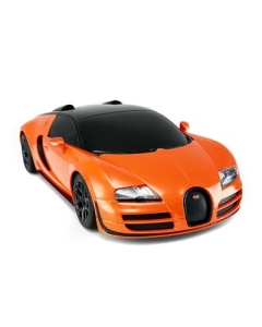Masina cu telecomanda Bugatti Grand Sport Vitesse portocaliu cu scara 1 la 24, Rastar
