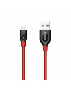 Cablu Micro USB Anker Premium PowerLine+ Nylon 0,91 Metri Rosu