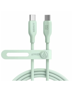 Cablu Anker Bio 543 USB C la USB C (100W), 2.0, 1.8 metri Verde