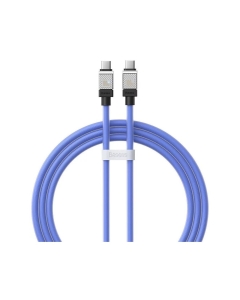 Cablu Baseus Coolplay, USB-C la USB-C, 100W, 1m Albastru