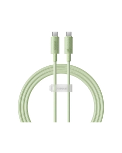 Cablu Baseus Habitat Series, Incarcare rapida, USB-C la USB-C, 100W, 1m Verde
