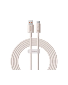 Cablu Baseus Habitat Series, Incarcare rapida, USB la USB-C, 100W, 2m Roz