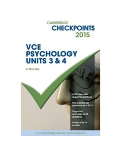 Cambridge Checkpoints VCE Psychology Units 3 and 4 2015 and Quiz Me More - Max Jory