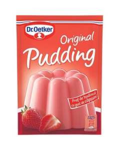 Dr. Oetker Original Pudding Praf de budinca cu gust de capsuni, 40 g
