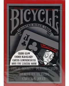 Carti de joc Bicycle luminiscente poker carton Tragic Royalty