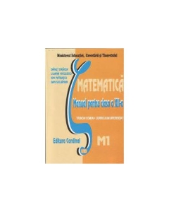 Matematica. Manual pentru clasa XII-a, Trunchi comun +Curriculum diferentiat, M1 - Danut Dracea, Liliana Niculescu, Ion Patrascu, Dan Seclaman     