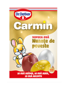 Vopsea oua, 3 culori, Dr. Oetker Carmin Nuante de poveste	