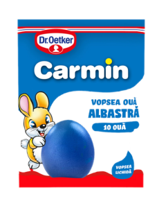 Vopsea oua albastra, 10 oua, Dr Oetker, Carmin	