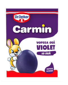 Vopsea oua violet, 10 oua, Dr Oetker, Carmin	