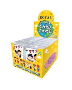 Joc de societate, carti de joc Royal din plastic educative 3 in 1 invata despre tarile Europei, As games