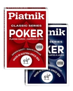 Set 2 pachete de carti de joc Classic Poker Series