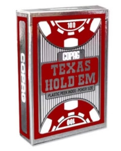 Carti de joc poker spate rosu peek index Texas Holdem