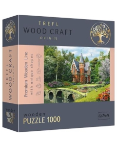 Puzzle din lemn casa victoriana 1000 de piese
