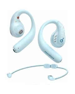 Casti True Wireless Anker SoundCore AeroFit Pro, IPX5, Autonomie 46H, LDAC, Bluetooth 5.3 Albastru