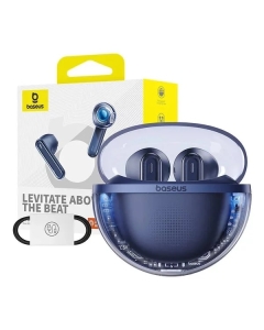 Casti wireless Baseus Bowie E5x, Bluetooth 5.3, Microfon Albastru