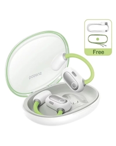 Casti wireless Baseus Eli Sport 1 Open-Ear TWS, Bluetooth 5.3, Autonomie 30 ore, Verde