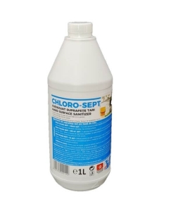 Chloro-sept Igienizant suprafete tari pe baza de clor, 1 L