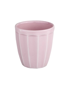 Cupa pentru desert, capacitate 257ml, din portelan super-vitrifiat, culoare roz glazurat pe toata suprafata