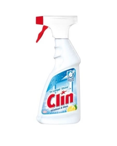Clin Detergent geamuri Windows & Glass Lemon, 500ml. Solutie pentru curatarea suprafetelor
