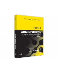 Codul administrativ martie 2020 - Verginia Vedinas