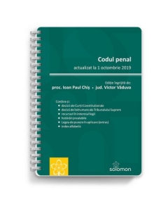 Codul penal – actualizat la 1 octombrie 2019 - IOAN PAUL CHIS, VICTOR VADUVA