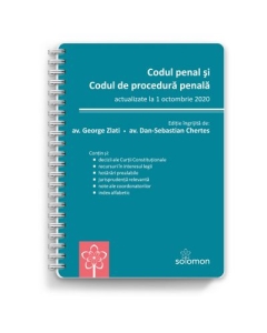 Codul penal si Codul de procedura penala – actualizate la 1 octombrie 2020 - George Zlati, Dan-Sebastian Chertes
