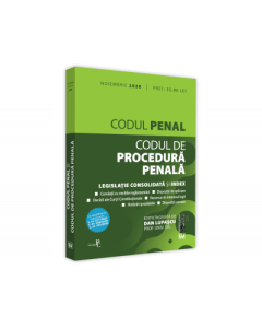 Codul penal si Codul de procedura penala - Noiembrie 2020 Editie tiparita pe hartie alba - Dan Lupascu