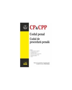 Codul penal. Codul de procedura penala. Editia a 22-a actualizata la 14 septembrie 2020 - Petrut Ciobanu