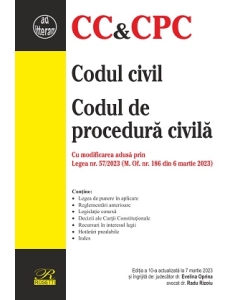 Codul civil. Codul de procedura civila. Editia a 10-a actualizata la 7 martie 2023 - Evelina Oprina, Radu Rizoiu