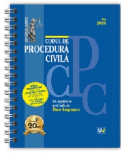 Codul de procedura civila Mai 2024 EDITIE SPIRALATA tiparita pe hartie alba - Dan Lupascu